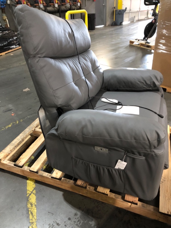 Photo 1 of ***TRUCK/TRAILER PICKUP ONLY***   ***STOCK PHOTO FOR REFERENCE ONLY***   electric rocking recliner chair Grey 