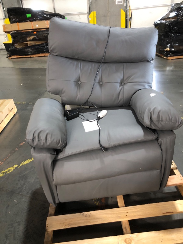 Photo 1 of ***TRUCK/TRAILER PICKUP ONLY***   ***STOCK PHOTO FOR REFERENCE ONLY***   electric rocking recliner chair Grey 