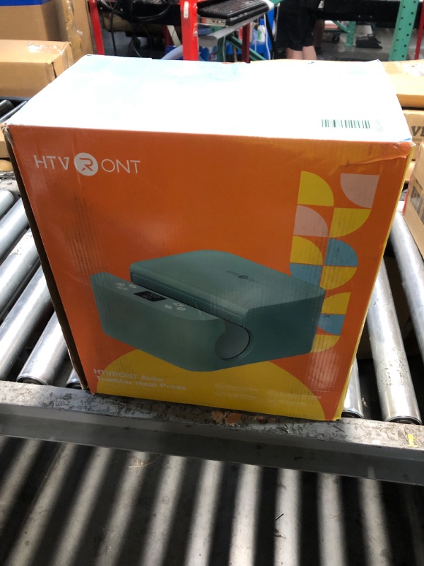 Photo 1 of ***PARTS ONLY*** HTVRONT Auto Tumbler Heat Press Machine - Mug Heat Press Heat Up Fast & Even, Professional Tumbler Press High-Security for 2.9"-3.2" Sublimation Tumblers, Cups, Glasses and Mugs, White