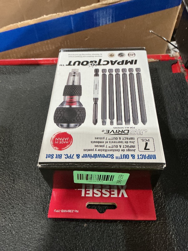 Photo 1 of (USA Official) Impact & Out Screwdriver with 7pcs bits and Pouch