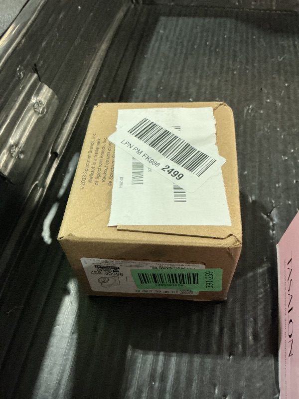 Photo 1 of ***MISSING PARTS***
Kwikset 660 Deadbolt Lock, Matte Black Square Exterior Keyed Front Entry Door, Pick Resistant SmartKey Rekey Security, Single Cylinder Dead Bolt