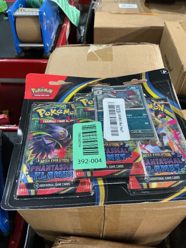 Photo 1 of ***FACTORY SEALED***
Pokémon TCG: Mega Evolution—Phantasmal Flames Triple Pack Weavile (1 Foil Promo Card & 3 Booster Packs)