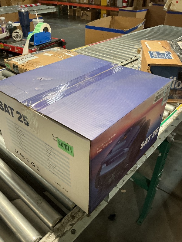 Photo 1 of (2026 Upgrade) SAT 25 Cordless Robotic Pool Vacuum, AI Sonar Navigation, 180 Mins Runtime, Wall Climbing Auto Cleaner for Inground Pools - Not Fit for Pools with Sharp Steps or Raised Floor Drains