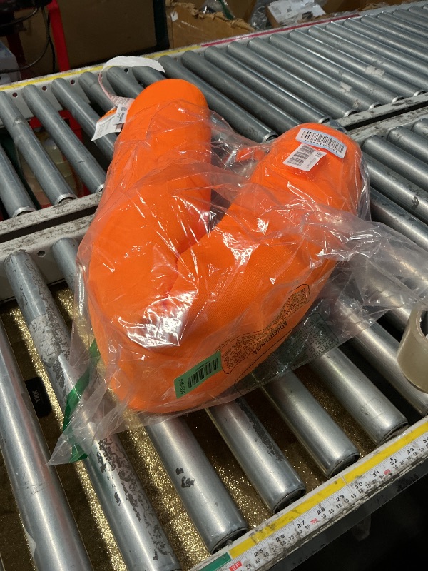 Photo 1 of ** ORANGE Big Joe Noodle No Inflation Needed Pool Float, Aqua/Green Double Sided Mesh, Jumbo 4ft
