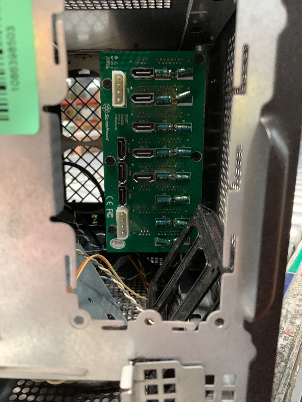 Photo 1 of ***MISSING PARTS*** AUDHEID K7 8 Bay NAS Case, Computer Enclosures Compatible Micro-ATX Mini-ITX Motherboard, 3 x Fans, 8 x 2.5/3.5" Tray, Network Attached Storage Server for Home(Diskless)