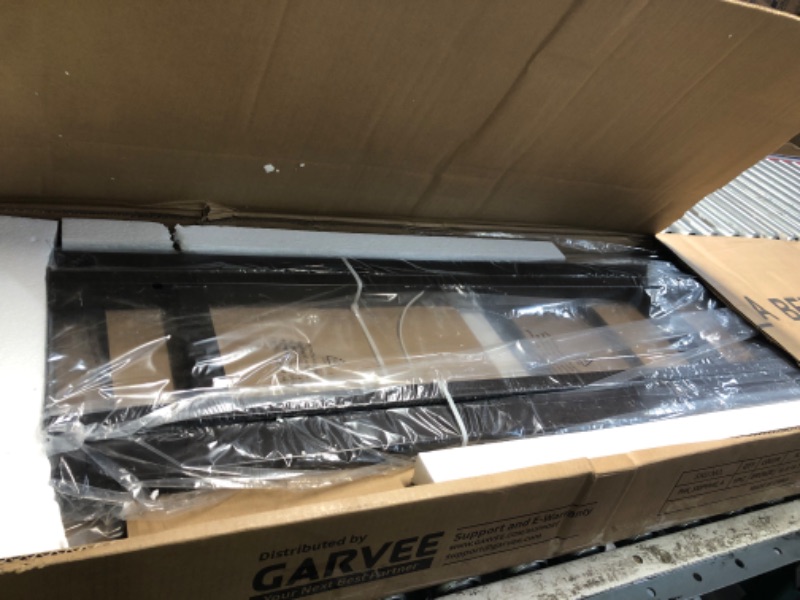 Photo 1 of ***PARTIAL SET - PRICE ADJUSTED*** Garvee Queen Bed Frame with Storage Headboard, Metal Platform Bed Frame with Wood Headboard, Heavy Duty Mattress Foundation, Noise Free, Under Bed Storage, No Box Spring Needed, Easy Assembly