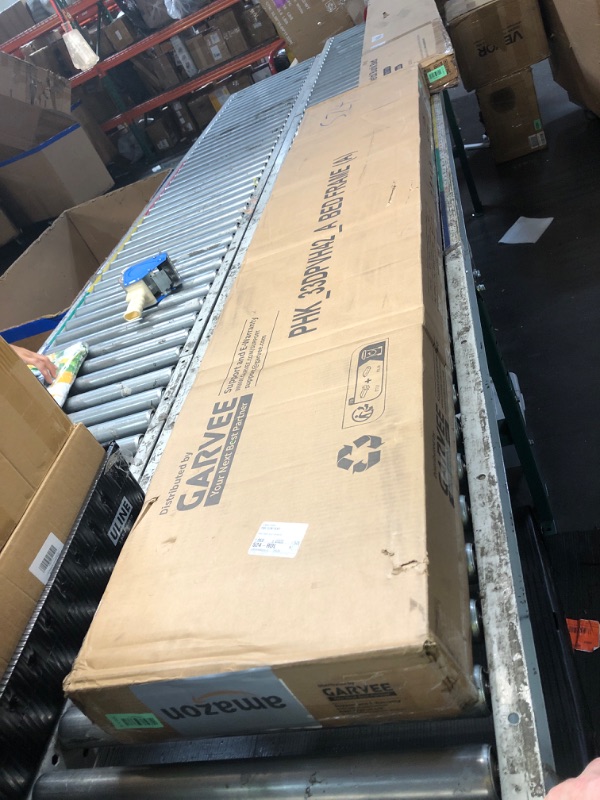 Photo 1 of ***PARTIAL SET - PRICE ADJUSTED*** Garvee Queen Bed Frame with Storage Headboard, Metal Platform Bed Frame with Wood Headboard, Heavy Duty Mattress Foundation, Noise Free, Under Bed Storage, No Box Spring Needed, Easy Assembly