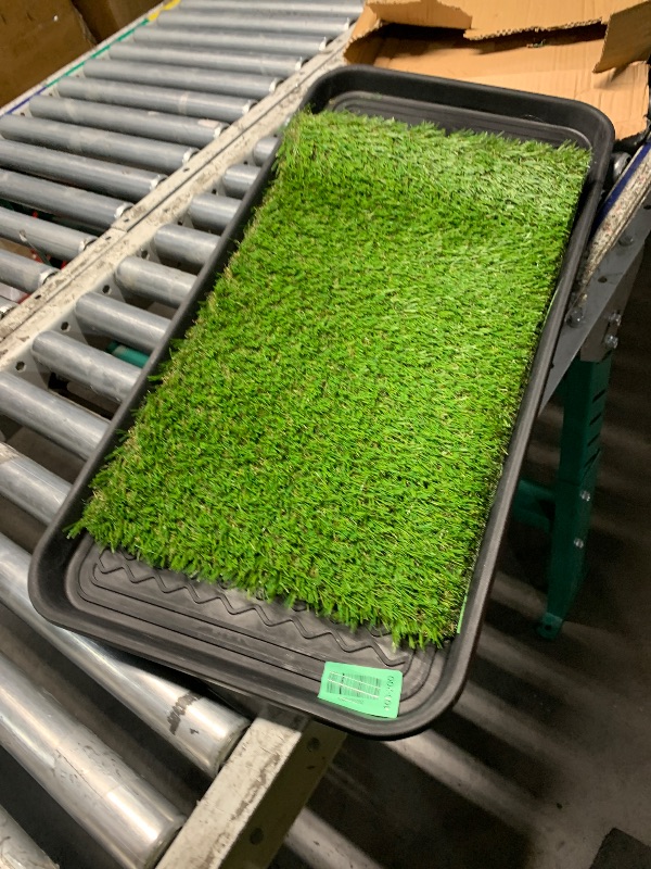 Photo 1 of ***STOCK PHOTO FOR REFERENCE ONLY***MAYSHINE Fake Grass for Dogs, Artificial Turf Grass Indoor Outdoor, Mat for Dogs Soft Blades, Cesped Artificial for Patios, Dog Astro Turf for Balcony, Quick Clean, Easy Rinse Patio Rug, 29.5"x17"