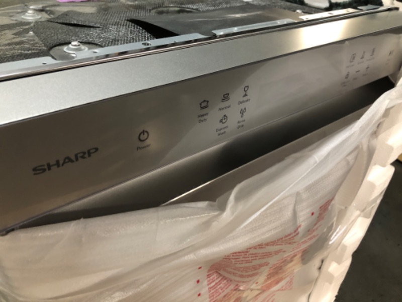 View 4 of *** TRUCK/TRAILER PICK UP ONLY***  Sharp SDW6506JS 24" Dishwasher - Stainless Steel, 49 dB