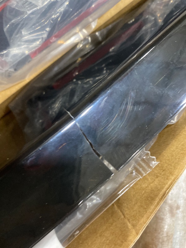 View 3 of **Cracked** RT-TCZ Smoked Black Third 3rd Brake Light Cover High Mount Stop Lamp Cover Trim Exterior Accessories for Chevy Silverado/GMC Sierra 2022 2023 2024 2025