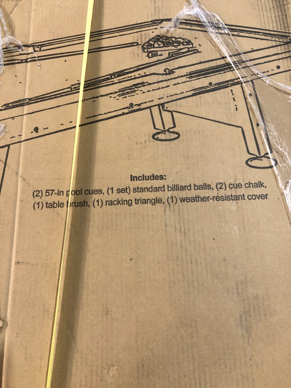 View 3 of *** TRUCK /TRAILER PICK UP ONLY *** 8 FT outdoor pool table