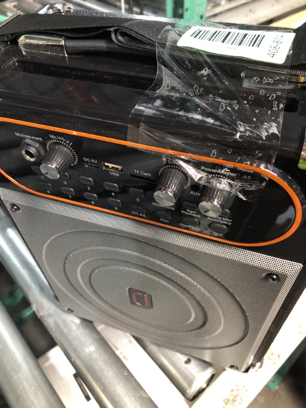 View 2 of ***ONLY PORTABLE SPEAKER***JYX 200W Karaoke Machine with 2 Wireless Microphones, Bass/Treble Control
