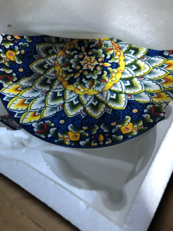 View 2 of ***missing most of set******only 1 plate intact***vancasso SIMI 24-Piece Bohemian Porcelain Dinnerware Set for 6
