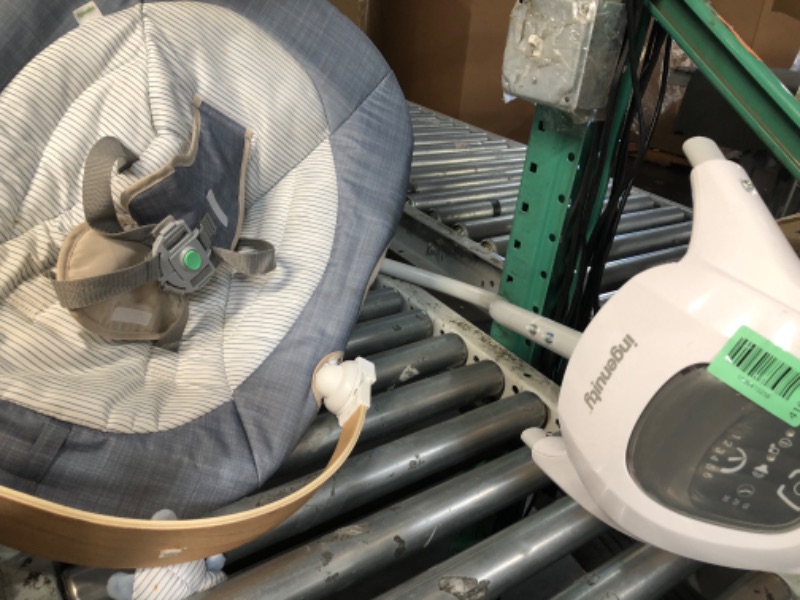View 2 of ***missing 2 metal pieces***Ingenuity SimpleComfort Compact Baby Swing