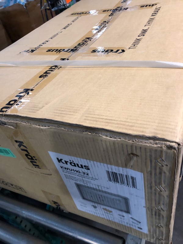 View 3 of ***FACTORY SEALED***KRAUS Stainless Steel 32 in Undermount Kitchen Sink KWU110-32