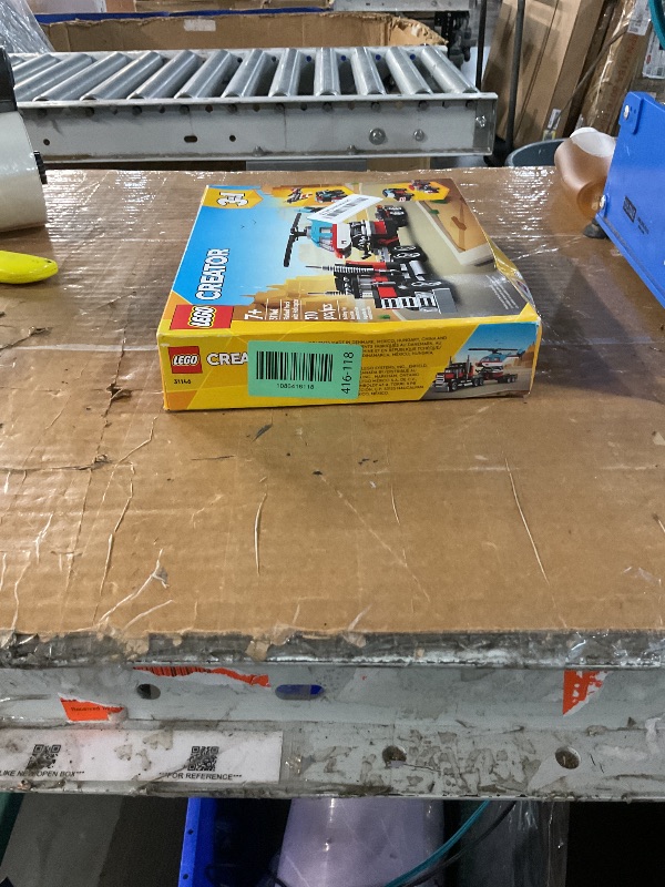 View 2 of ** factory sealed **
LEGO Creator 3 in 1 Flatbed Truck with Helicopter Toy, Transforms from Flatbed Truck Toy to Propeller Plane to Hot Rod and SUV Cars, Gift Idea for Boys and Girls Ages 7 Years Old and Up, 31146
