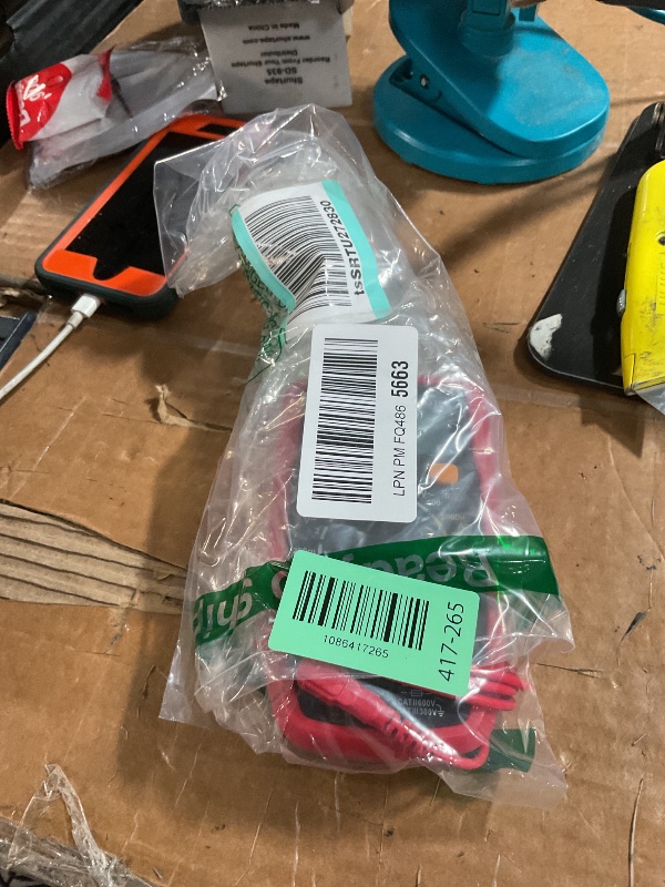 Photo 1 of **MISSING BLACK PROBE** AstroAI Digital Multimeter Tester 2000 Counts with DC AC Voltmeter and Ohm Volt Amp Meter; Measures Voltage, Current, Resistance, Continuity and Diode, Black