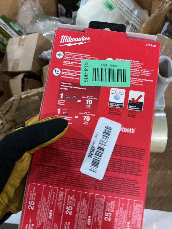 View 2 of Milwaukee USB Bluetooth Jobsite Ear Buds