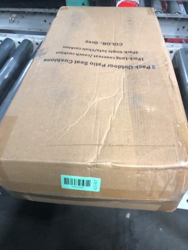 View 3 of ***FACTORY SEALED***3 Pcs Outdoor Patio Chair Cushions,Waterproof Chair Pads,36x18x3,18x18x3