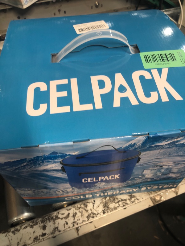 View 2 of ***FACTORY SEALED***celpack Portable Ice Therapy Machine for Post-Operative Recovery, Sports Injuries, Knee Pain, Sprains, Swelling,Full Knee Brace with Silent Pump, Timer Remote Control Cold Therapy Device, Grey
