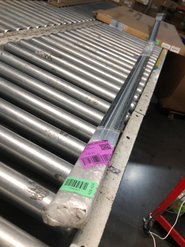 View 2 of ***DAMAGED - SEE NOTES/PICTURES*** LAJIAOZ 16ft V-Track for Sliding Gates, Galvanized Steel Heavy-Duty Inverted V-Groove Track with Hammer Drive Anchors, Durable & Rust-Resistant Rolling Gate Rail for Driveways Systems(8FT2PCS)