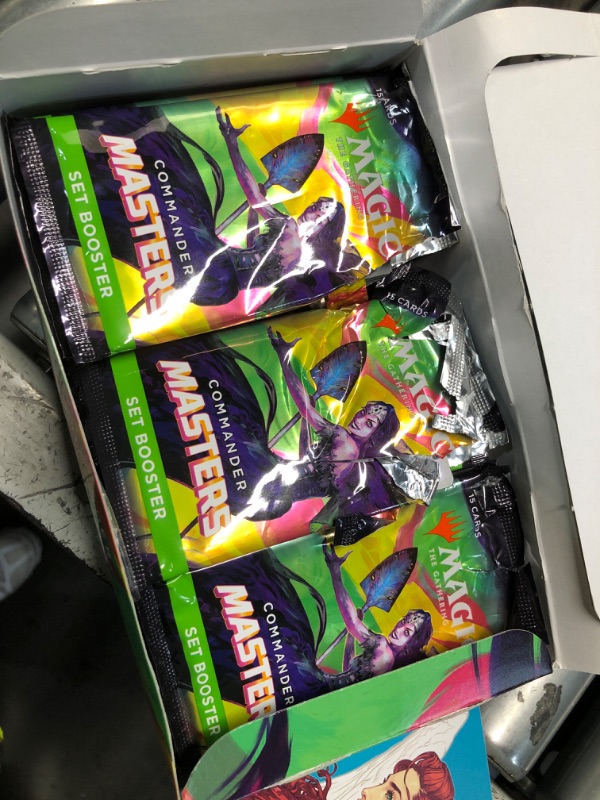 View 2 of ***PARTIAL SET***(ALL PACKS ARE OPENED)
Magic The Gathering Commander Masters Set Booster Box - 24 Packs (360 Magic Cards)