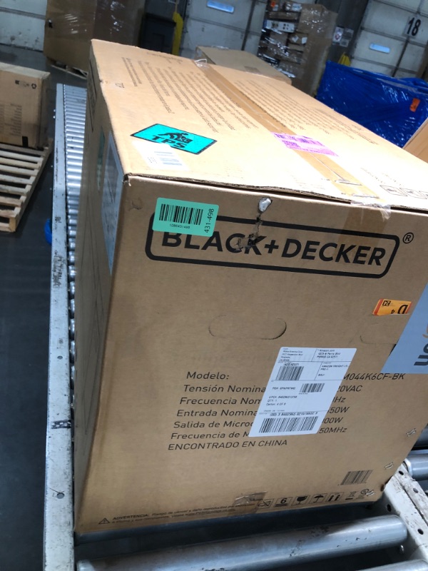 View 2 of ***FACTORY SEALED *** BLACK+DECKER 1.7 Cu.Ft Over the Range Microwave Oven, 1000W, Black