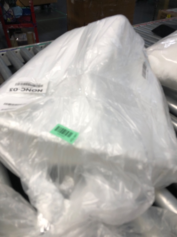 View 2 of **BENT ALL UP** Rubbermaid Wastebasket, 9 Gallon, White