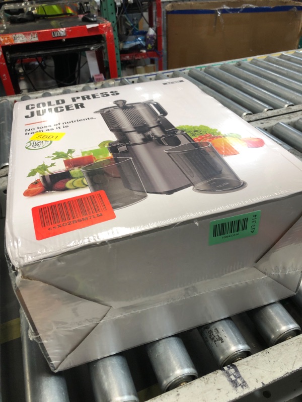View 2 of ***FACTORY SEALED *** Juicer Machines with 5.8" Large Chute, 2-in-1 Cold Press Juicer for Whole Vegetables Fruits 400W, Masticating juicer Easy to Clean Juice Extractor Machine for Making Nut Mike, Juice, Premium Gray