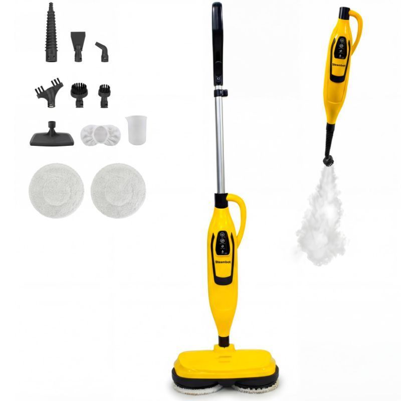 View 1 of ***FACTORY SEALED*** STEAMBOT Steam Mop with Detachable Handheld Cleaner
