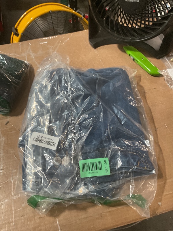 View 4 of ***DAMAGED - SEE NOTES/PICTURES*** Sidefeel Women's Straight Leg Jeans - Blue, Size 16