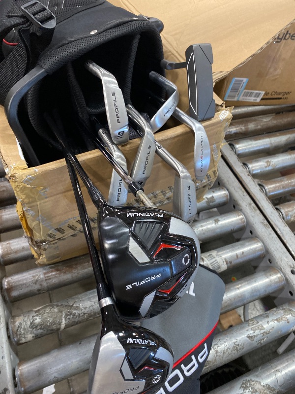 View 4 of **** READ NOTES ***** WILSON Golf Profile Platinum Package Set, Men's Right Handed, Tall Carry