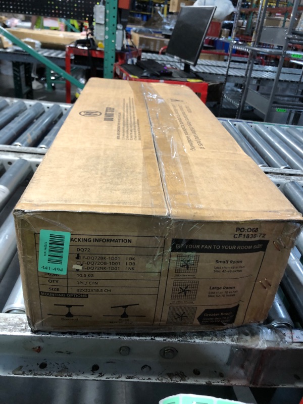 View 3 of ***FACTORY SEALED - OPENED FOR INPSECTION***Fanbulous 72 Inch DC Ceiling Fan