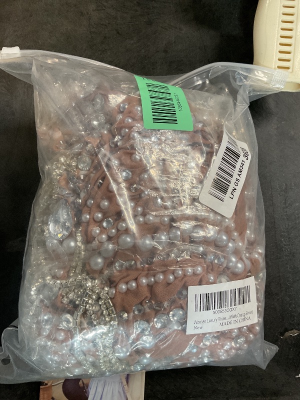 View 5 of ***FACTORY SEALED, OPENED FOR INSPECTION***
CELESINYI Women's Rhinestone Beaded Mermaid Dress