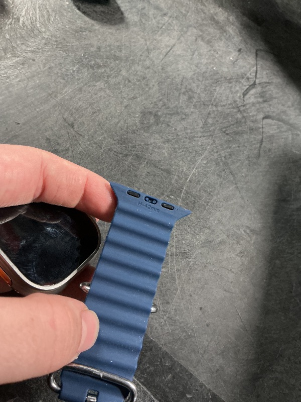 View 3 of ***MINOR DAMAGE***Apple Watch Ultra 2 49mm GPS + Cellular Smartwatch Blue Ocean Band