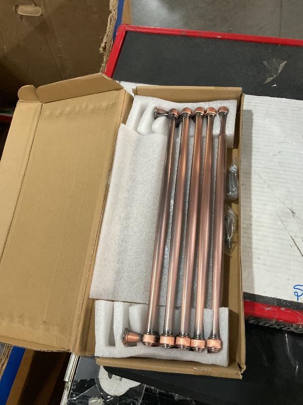 View 2 of ***MISSING ITEM***
khtumeware 12 Inch Brushed Antique Copper Cabinet Pulls (6 Pack)