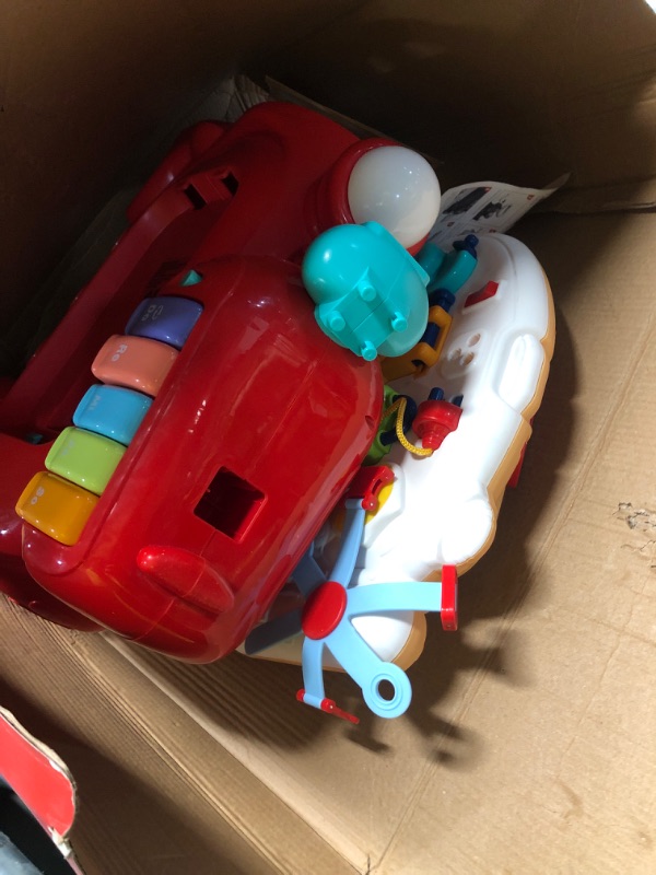 View 2 of * missing parts*CUTE STONE Baby Walker with Busy Board & Activity Center