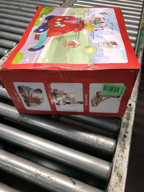 View 3 of * missing parts*CUTE STONE Baby Walker with Busy Board & Activity Center