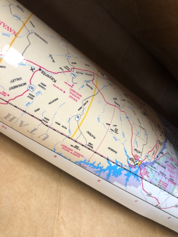 View 3 of *** stock photo for reference **
Phoenix, Arizona Wall Map, large - 22.75" x 21.5" (Laminated)
