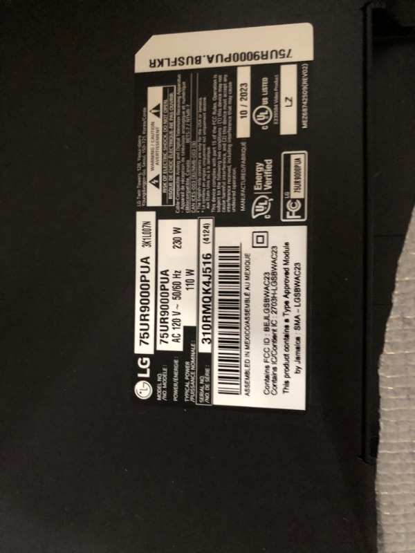 View 4 of ****NO POWER CABLE**** LG 75" QNED90T Series Mini LED 4K Smart TV