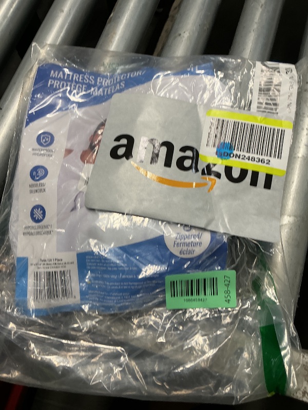 View 2 of ***PART OF ZIPPER IS RIPPED OFF***DMI Waterproof Mattress Protector and Mattress Cover, Soft, Encased Zippered Fit, Twin, Packaging may vary