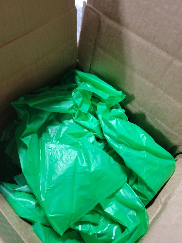 Photo 1 of 1.6 Gallon Compostable Food Scrap Bags Handle Tie for Kitchen Countertop Bin, 6 Liter Small Compost Bags, 50 Count, BPI Certified and Meet The ASTM D6400 Standard