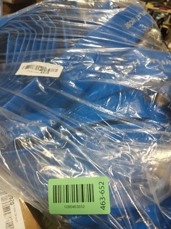 Photo 1 of 1-1/2" x 50ft PVC Lay Flat Discharge Hose With Aluminum Camlock C & E Fittings, Cam Lock Fitting Type F included, Heavy Duty Reinforced Pump Backwash Hose Assembly