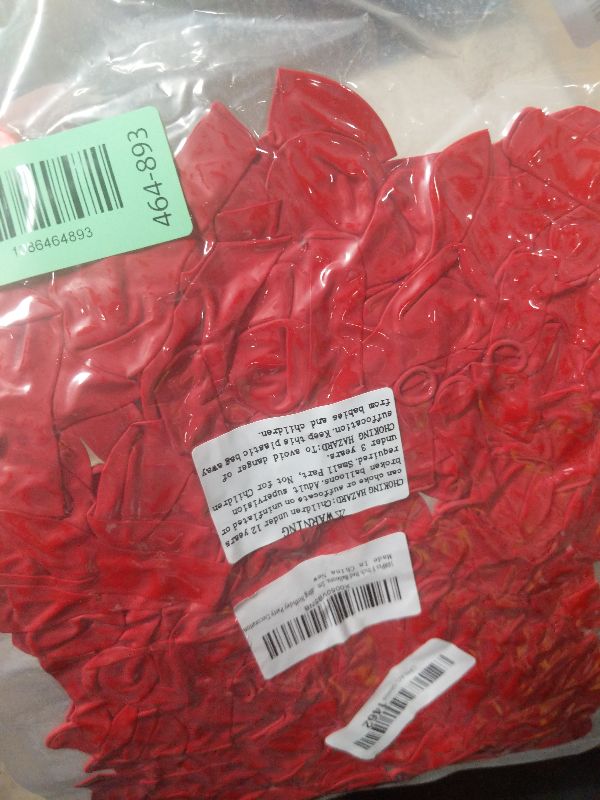 Photo 1 of 100pcs Matte Red Balloons 5 Inch - Small Mini Red Latex Balloons for Balloon Arch Garland Filler for 2026 Graduation, Anniversary, 4th of July,Christmas, Valentine's Day Party Decorations