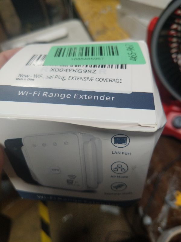 Photo 1 of 1200Mbps WiFi Extender Signal Booster for Home, Dual Band 5GHz/2.4GHz Wireless Internet Repeater with 4 External Antennas, Covers Up to 3600 Sq.ft & Supports 80 Devices, AP Mode with Ethernet Port
