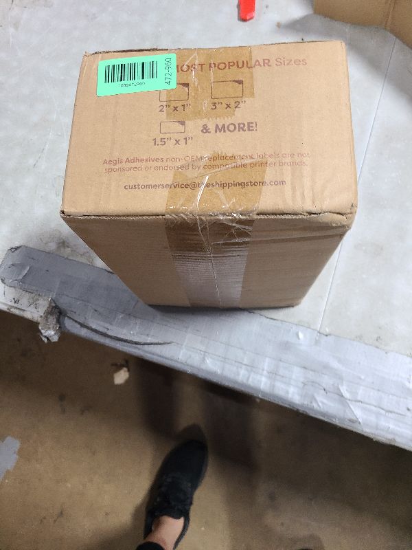 Photo 1 of 2" X 1” Direct Thermal Printer Labels (15600 Count, 12 Rolls)