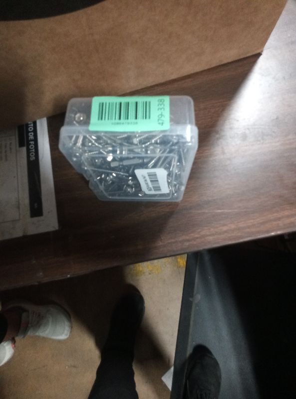 View 2 of #10 x 1-1/2" (150 PCS) Sheet Metal Screws, Hex Washer Head Self Drilling Screw, 410 Stainless Steel Flanged Fast Self Tapping Screws