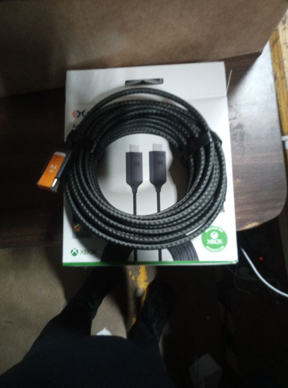 Photo 1 of [Designed for Xbox Certified] Cable Matters Unidirectional Active 8K @60Hz Fiber Optic HDMI Cable 32.8 ft / 10m - Supporting 8K@60Hz 4K@120Hz HDR - Designed for Xbox, Compatible with PS5, Apple TV, PC