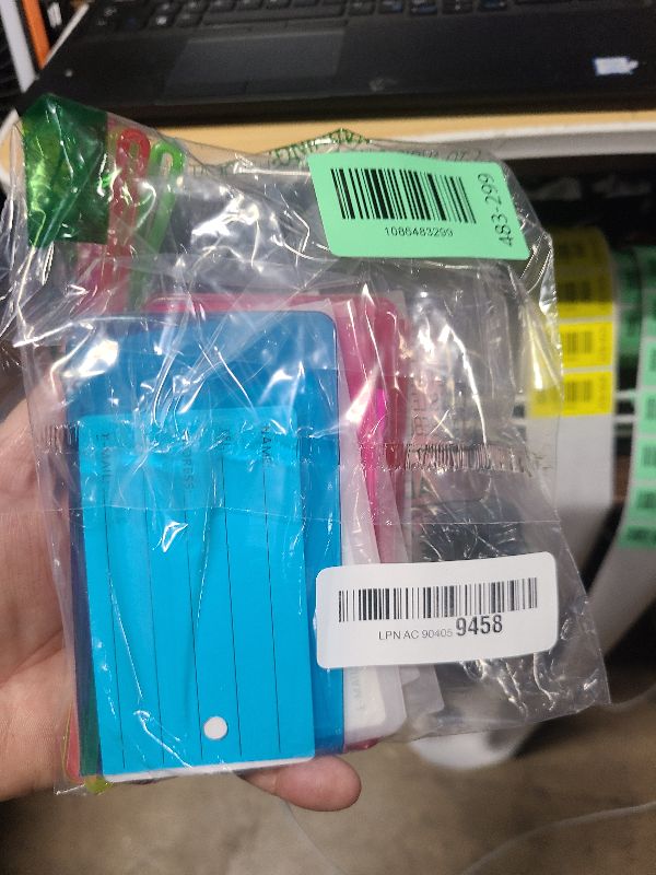 Photo 1 of 10 Pack Luggage Tags for Suitcases, Airplane Travel Essentials