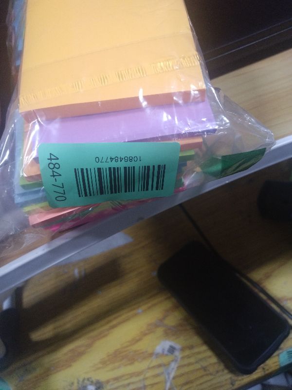 Photo 1 of (24 Pack) Sticky Notes 3x3 in Post, 12 Bright Colors Sticky Note Self-Stick Notes Pads,Strong Adhesive, Easy to Post for Home, Office, Notebook